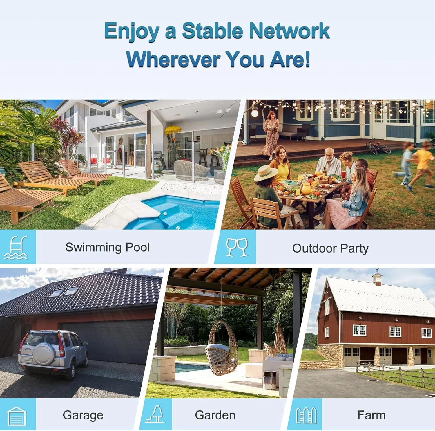 تقویت کننده وای فای بیرونی 2025، تقویت کننده وای فای | سگ نگهبان هوش مصنوعی | حالت تکرار کننده و AP | ضد آب و هوا IP65 | تکرار کننده وای فای دو بانده تا 1200 مگابیت در ثانیه