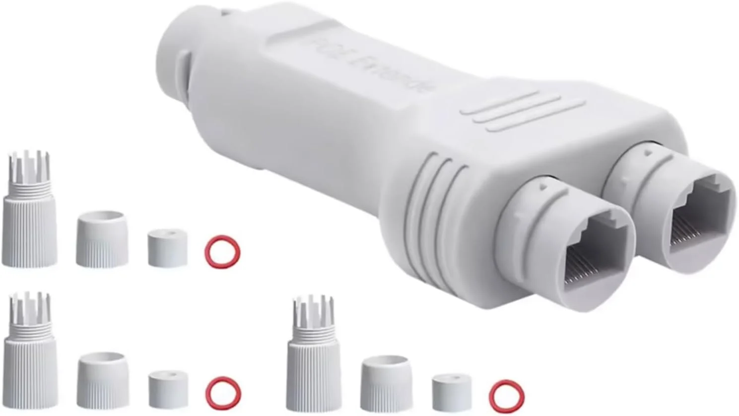 تکرار کننده POE شبکه با سرعت انتقال داده 100 مگابیت بر ثانیه، چند لایه، ضد آب IP66 برای سیستم مانیتورینگ امنیتی