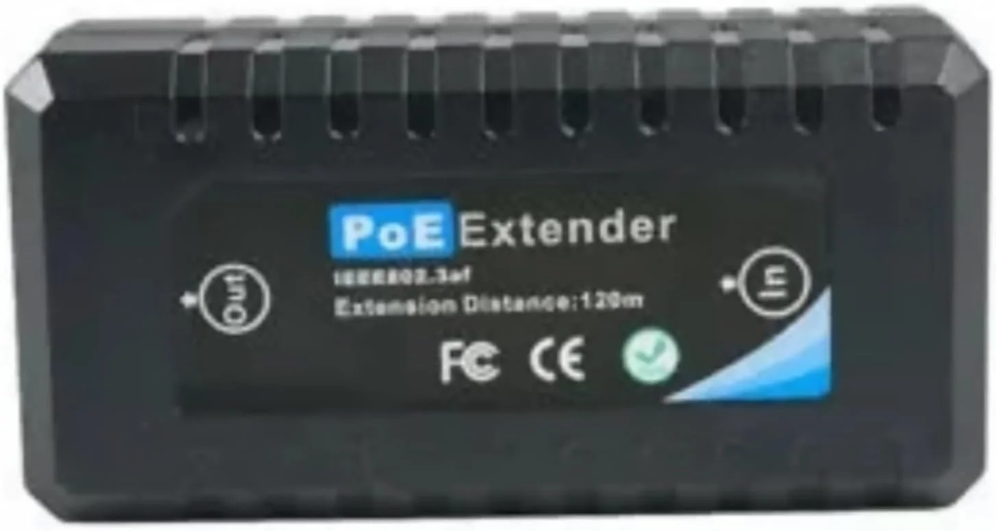 افزایش دهنده POE شبکه 100 مگابیت بر ثانیه انتقال داده استاندارد IEEE802.3at و IEEE802.3af برای سیستم های امنیتی دوربین مداربسته IP