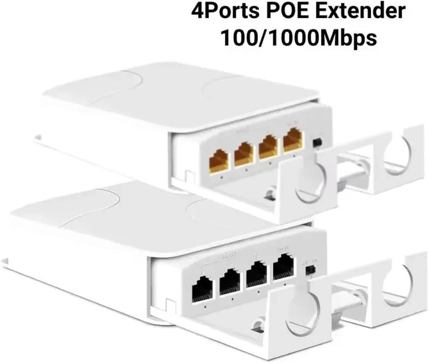 تکرار کننده توسعه دهنده 4 پورت 100/1000 مگابیت بر ثانیه 44-57 ولت (100M)