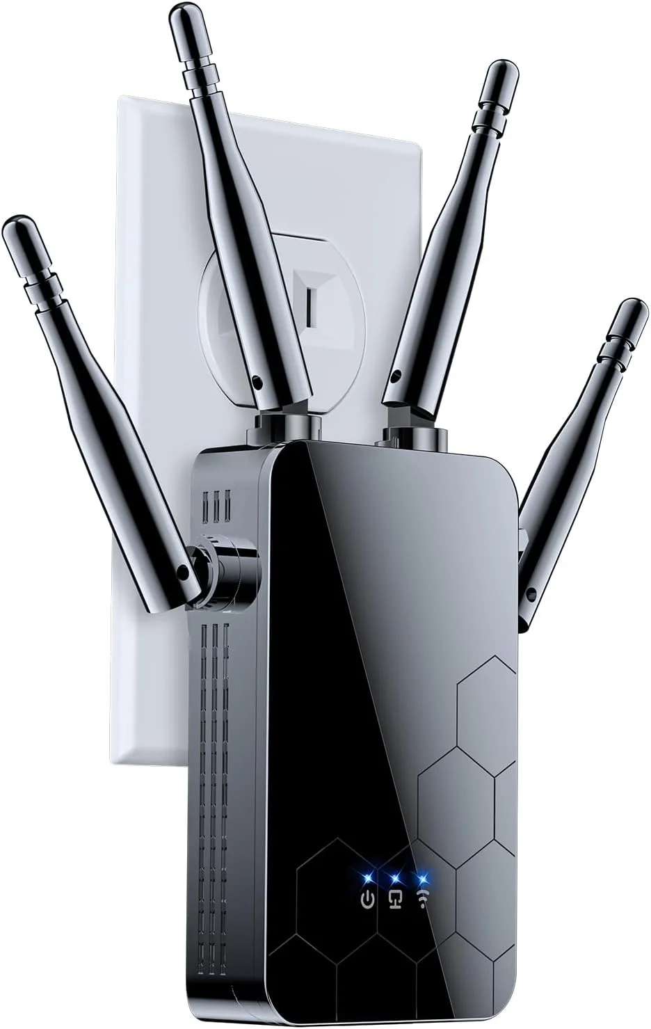 تقویت کننده اینترنت وای فای 2025، تقویت کننده روترهای بی سیم، وای فای مش 80٪ سریعتر | گسترده تر از همیشه، پشتیبانی از دستگاه های شبکه بیشتر در خانه، راه اندازی با 1 ضربه