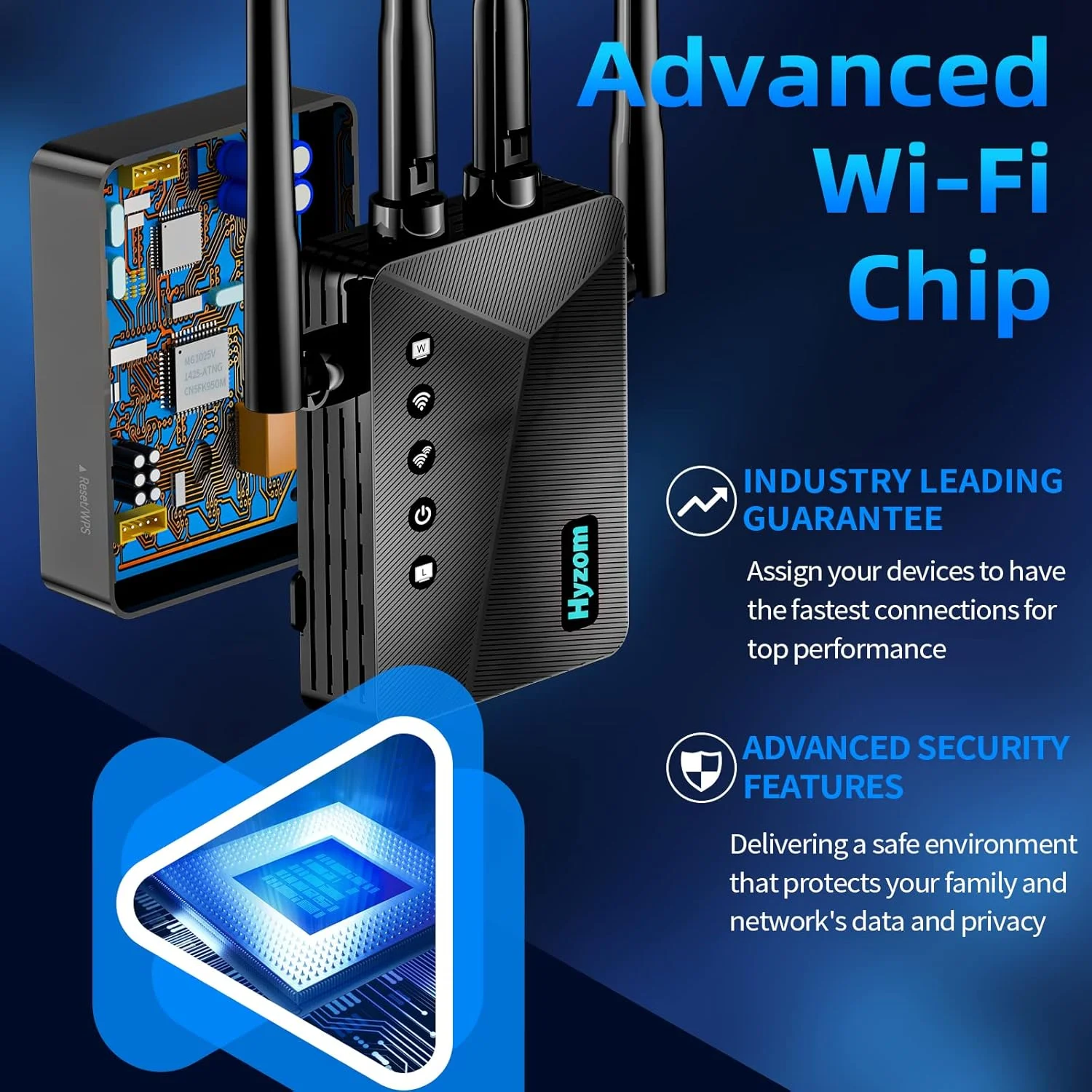 تقویت کننده WiFi، سریعترین تقویت کننده WiFi 2025، تقویت کننده سیگنال توسعه دهنده WiFi برای خانه، تکرار کننده WiFi تا 8000 فوت مربع و 50 دستگاه را پوشش می دهد، Plug and Play