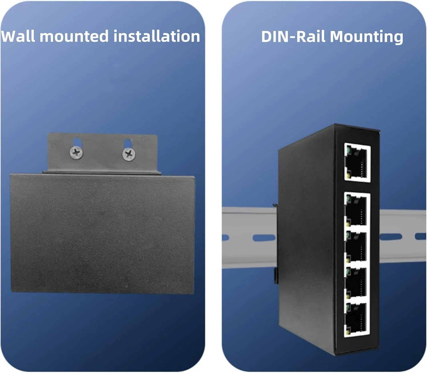 توسعه دهنده PoE یک به چهار خروجی، تکرار کننده اترنت 5 پورت با توان 90 وات برای سوئیچ/تزریق کننده POE