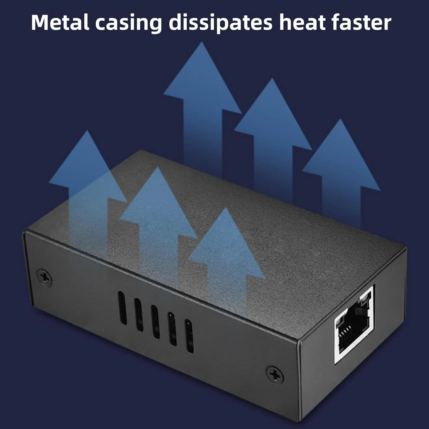 تکرار کننده PoE یک ورودی دو خروجی، تکرار کننده اترنت 2 پورت با توان 90 وات برای سوئیچ/تزریق کننده POE