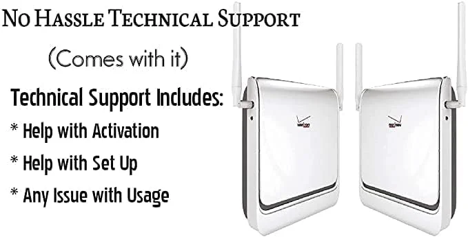 تقویت کننده سیگنال بی‌سیم شبکه 4G LTE ورایزون با روتر Wi-Fi - پوشش دهی (تک دستگاه) 75000 فوت مربع - تقویت کننده سیگنال بی‌سیم (مشکی) - SLS-BU102 (بازسازی شده)