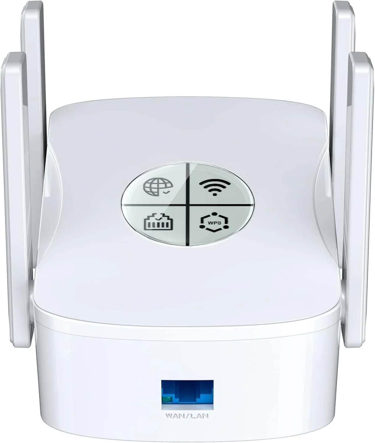 تقویت کننده سیگنال WiFi 6 مدل 2026، توسعه دهنده اینترنت AX1800 دو بانده برای خانه، پوشش تا 15000 فوت مربع، تقویت کننده سیگنال روتر بی سیم با پورت اترنت گیگابیتی، نصب آسان