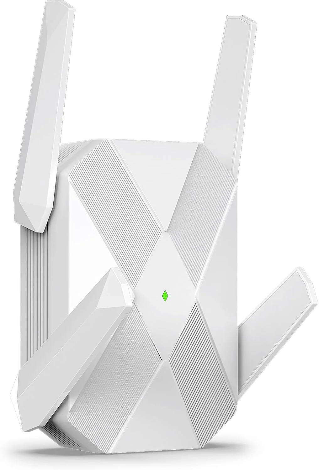 تقویت کننده وای فای 6 AX3000 مدل 2025 - دو بانده (2.4G/5.8G)، تقویت کننده سیگنال وای فای با پورت اترنت گیگابیتی، اکسس پوینت، بدون نیاز به برنامه، تقویت کننده وای فای برد بلند، راه اندازی آسان و سرعت بالاتر (سفید)