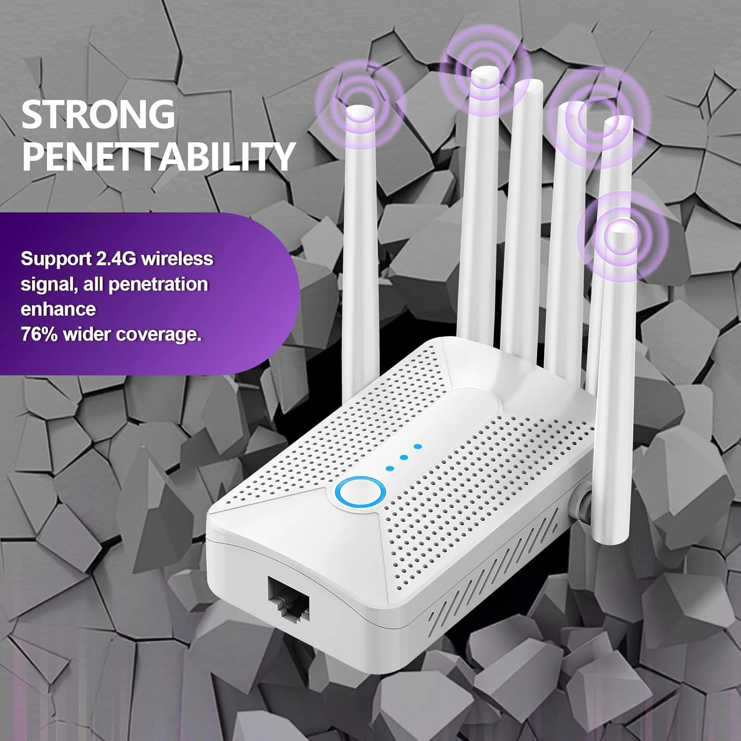 تقویت کننده وای فای 88، پوشش دهی 929 متر مربع، پشتیبانی از ده ها دستگاه، اتصال سریعتر، پایدارتر، ساده تر و امن تر، مناسب برای خانه ها و دفاتر.