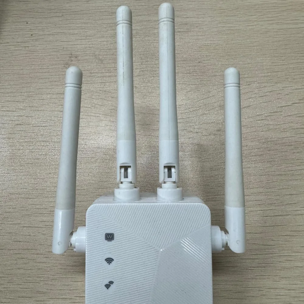 تقویت کننده سیگنال وای فای 2026 برای خانه، تکرار کننده وای فای با پورت اترنت، 4 آنتن، نصب آسان