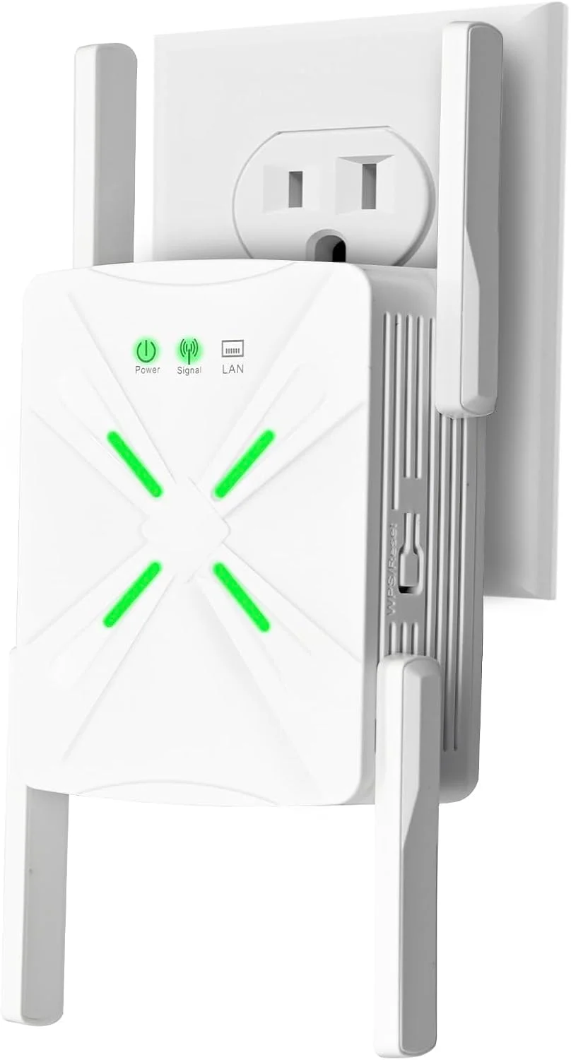 تقویت کننده سیگنال وای فای، پوشش 830 متر مربع، توسعه دهنده شبکه مش، سرعت 80٪ سریعتر، پشتیبانی از 99+ دستگاه