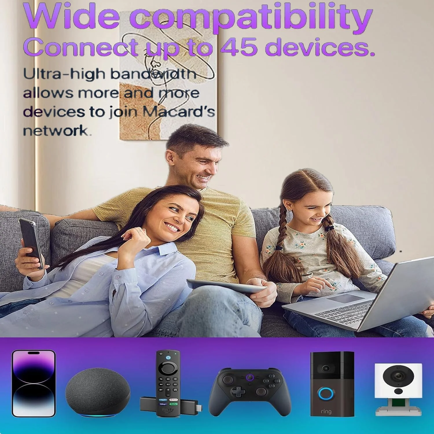 تقویت کننده وای فای 1200M، دو بانده 5G/2.4GHz، پوشش کامل 360 درجه با 4 آنتن، تقویت کننده سیگنال وای فای بی سیم (عدم توانایی در تشخیص رمزهای عبور با کاراکترهای خاص)