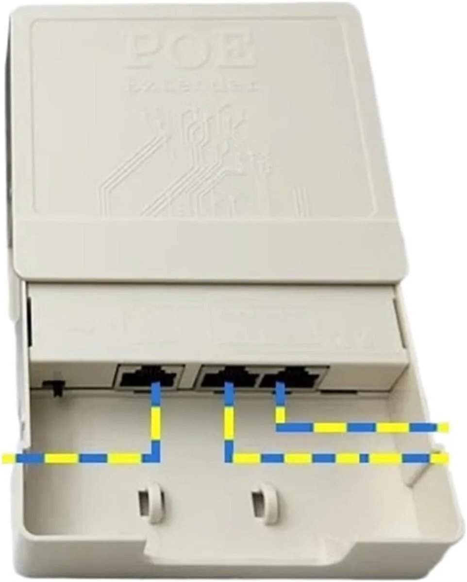 توسعه دهنده POE دو پورت 100 مگابیت بر ثانیه، تکرار کننده سوئیچ IEEE802.3AF/at (SSC-POE103SM)