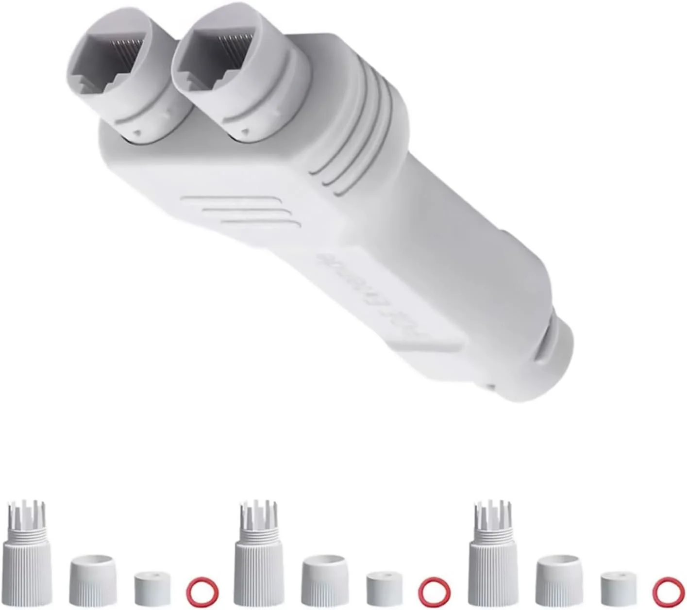 تکرار کننده اترنت 2 پورت، توسعه دهنده تکرار کننده POE با قابلیت اتصال و پخش 100 مگابیت بر ثانیه برای سیستم های امنیتی دوربین IP