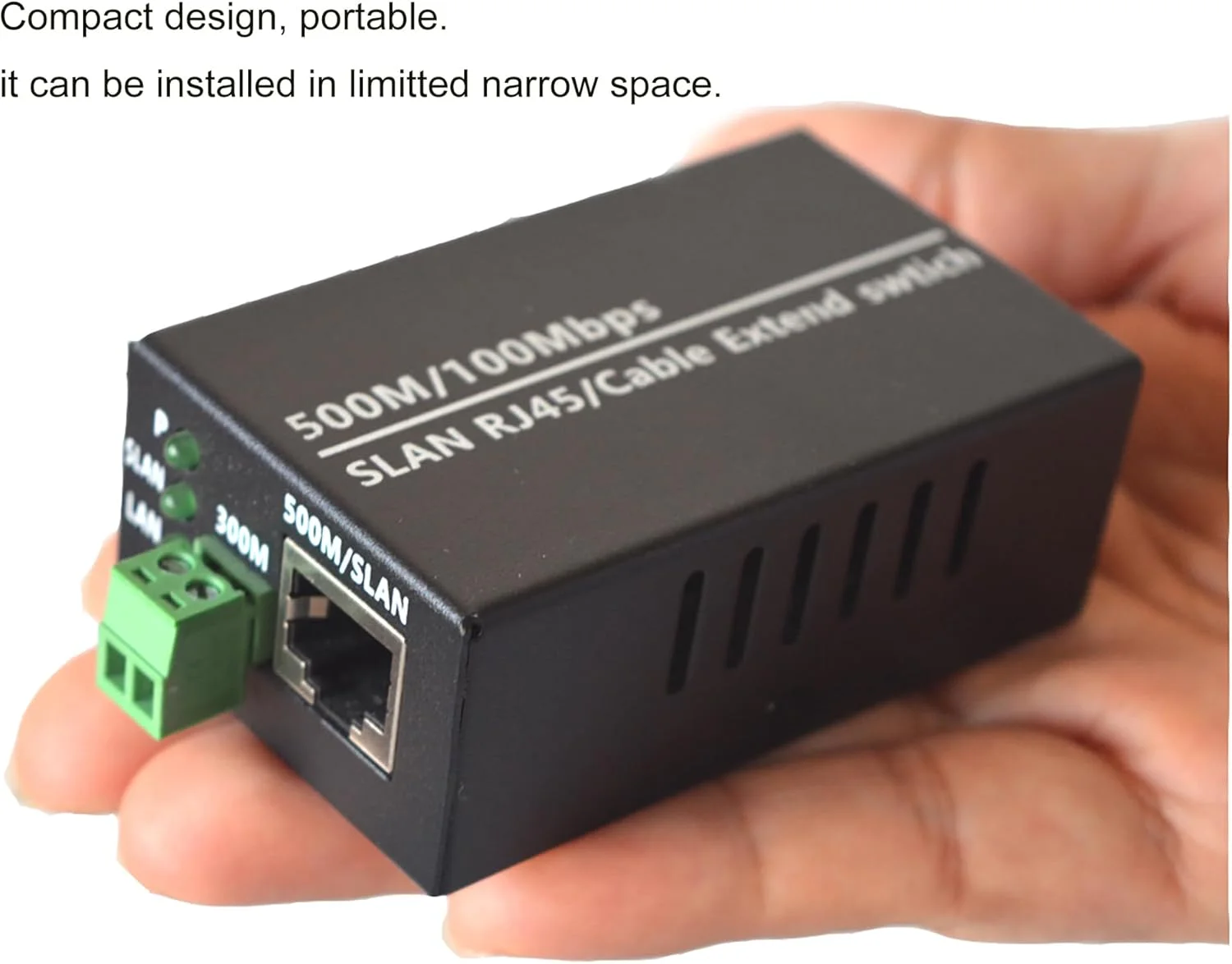 افزایش دهنده های IP اترنت روی زوج سیم تابیده تا 300 متر، اترنت روی کابل شبکه RJ45 Cat5/6 تا 500 متر برای دوربین های مداربسته تحت شبکه HD، بسته 2 عددی