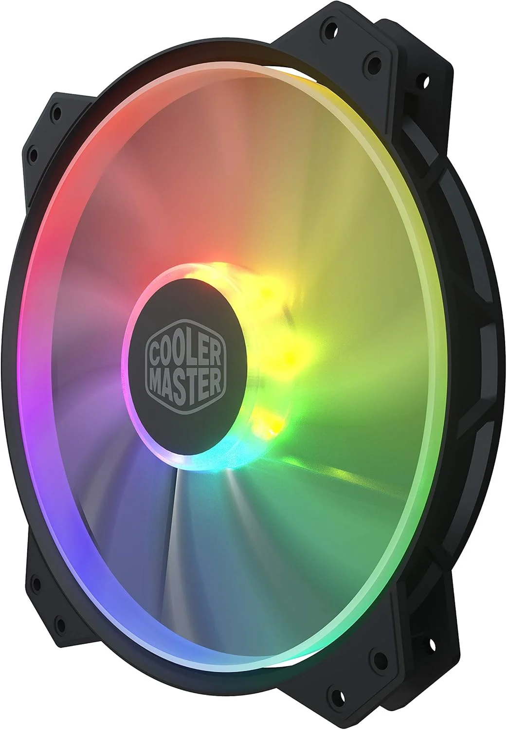 فن مستر کولر MasterFan MF200R، فن 200 میلی متری ARGB با نورپردازی RGB قابل تنظیم