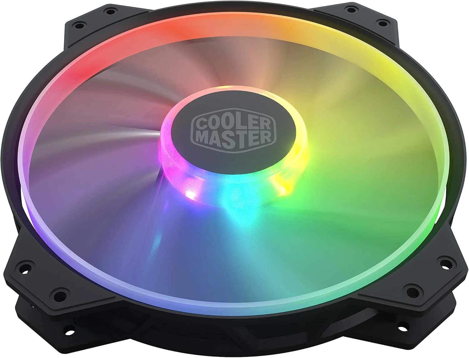 فن مستر کولر MasterFan MF200R، فن 200 میلی متری ARGB با نورپردازی RGB قابل تنظیم