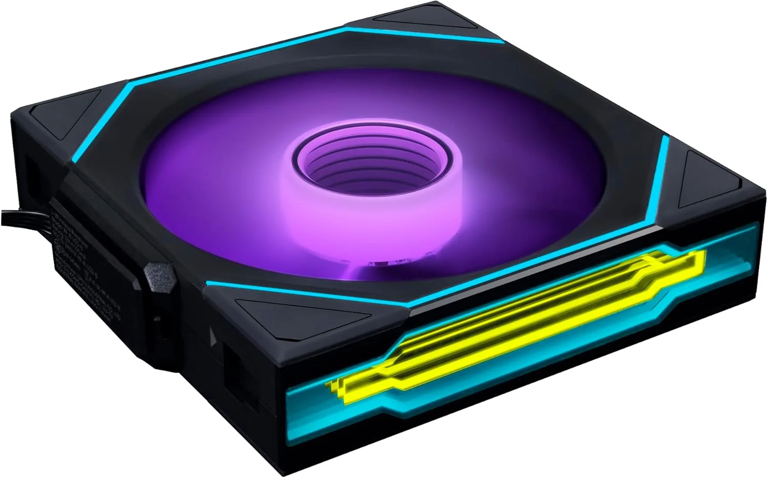 فن تکی 120 میلی‌متری بی‌سیم Lian Li UNI Fan SL-Infinity (پره معکوس) - کنترل ARGB با سیگنال بی‌سیم 2.4 گیگاهرتز - آینه دوتایی بی‌نهایت - کنترلر شامل نمی‌شود و مورد نیاز است - مشکی (12RSLIN1W1B)