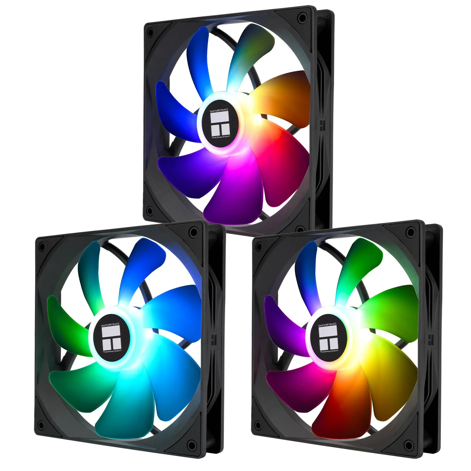 فن پردازنده Thermalright TL-C14C-S X3، با سرعت بالای 1500 دور در دقیقه، فن PWM بی صدا 140 میلی متری، فن خنک کننده کیس کامپیوتر (3 عدد)