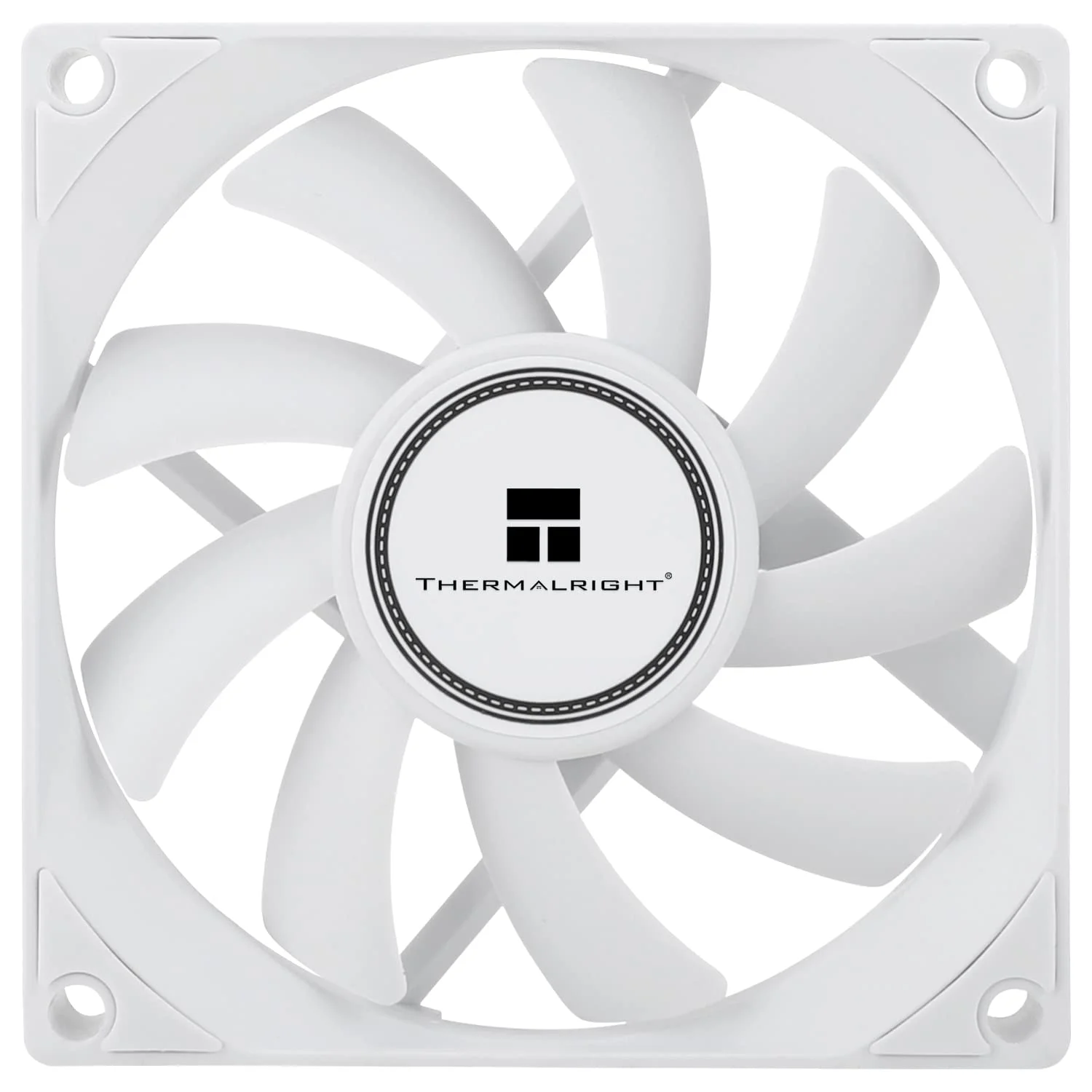فن کیس کامپیوتر Thermalright TL-8015W، فن PWM 4 پین بی صدا، فن خنک کننده باریک 15 میلی متری، سرعت 2200 دور در دقیقه، فن خنک کننده CPU 80 میلی متری (سفید)