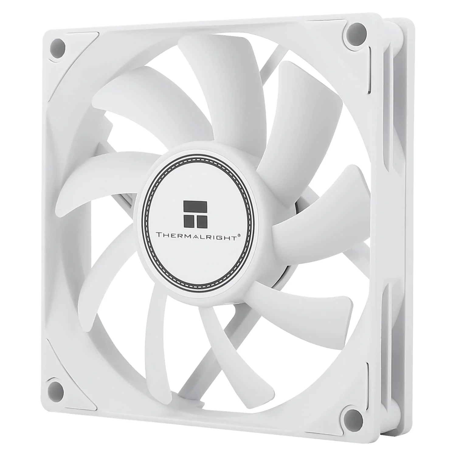فن خنک کننده پردازنده Thermalright TL-8015W - فن باریک 80 میلی متری کیس کامپیوتر، PWM 4 پین کم صدا، سرعت 2200 دور در دقیقه، باریک 15 میلی متری (سفید)