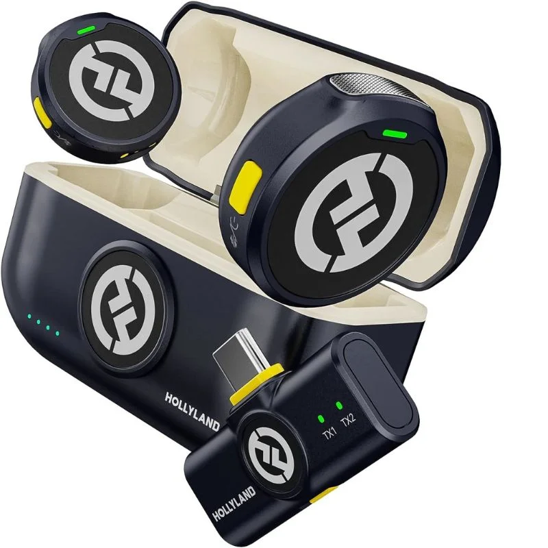 میکروفون بی سیم یقه ای Hollyland LARK M2 با درگاه USB-C