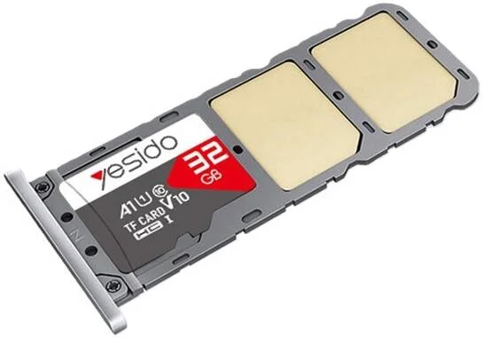 کارت حافظه میکرو اس دی 32 گیگابایت Yesido مدل FL18، کارت TF فوق سریع V30 XC I، رابط کارت TF، USB3.0، قابل استفاده برای تلفن هوشمند، تبلت، لپ تاپ، ظرفیت 32 گیگابایت