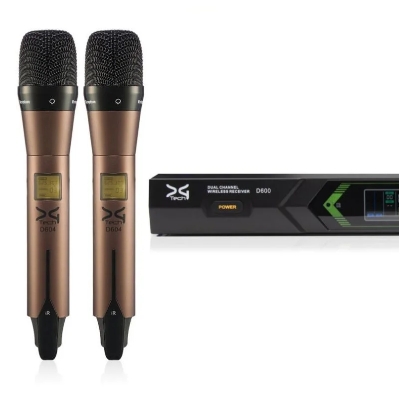 میکروفون بی سیم دوگانه دستی دی جی تک مدل D6044