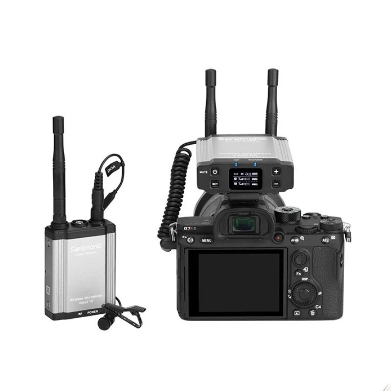 میکروفن بیسیم موبایلی سارامونیک مدل Vlink2 Kit1 میکروفن بیسیم موبایلی سارامونیک مدل Vlink2 Kit1