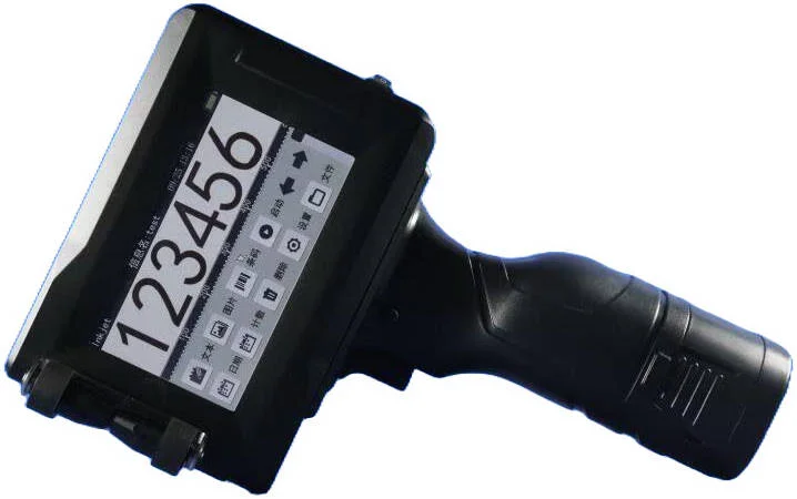 چاپگر دستی ABM PF160، 1-8 خط (قابل تنظیم)، ارتفاع چاپ 2mm-12.7mm، صفحه نمایش لمسی خازنی 5 اینچی، رابط USB و رابط RS232، مشکی | PF160