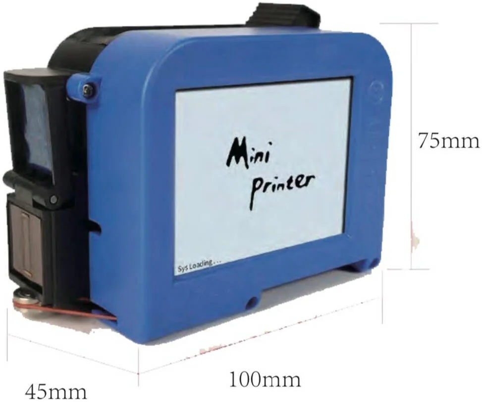 چاپگر دستی ABM M2، صفحه نمایش لمسی 4 اینچی، ارتفاع چاپ قابل تنظیم 1.2 تا 12.7 میلی متر، خط چاپ 1-4 خطی (قابل تنظیم)، فاصله چاپ 1-10 میلی متر، آبی | M2