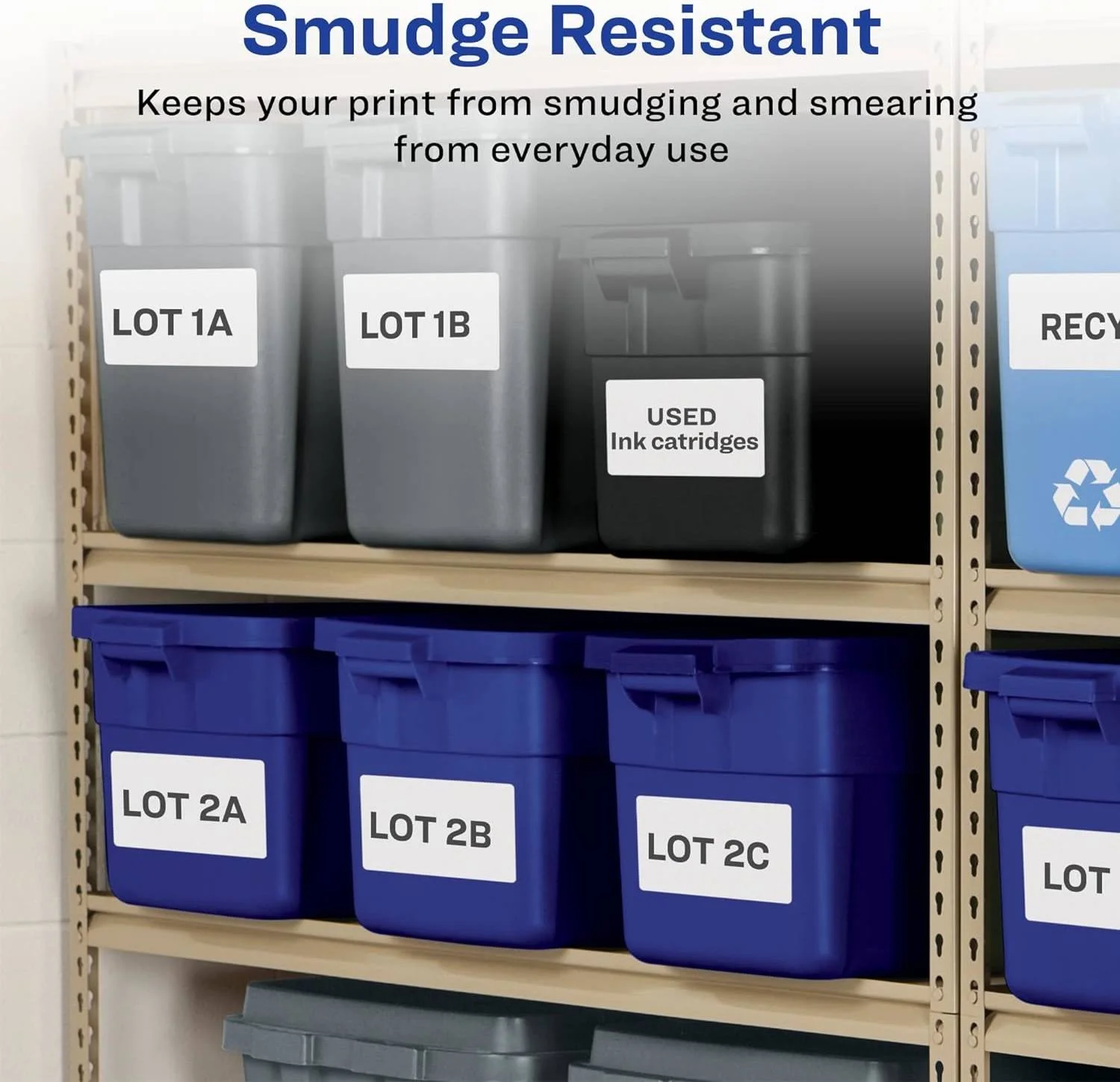 برچسب های حرارتی حمل و نقل AVERY برای پرینترهای دایمو و زبرا 220 عدد