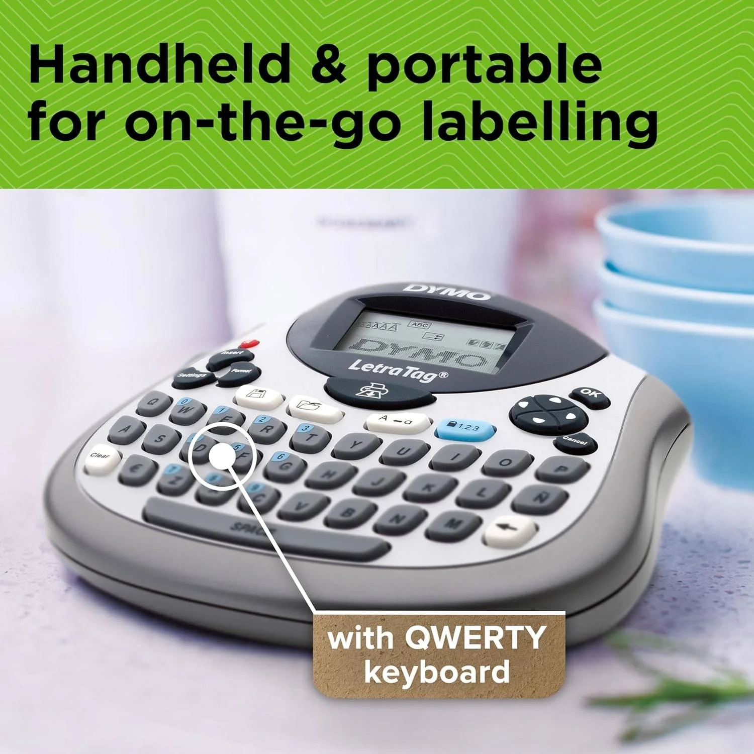 دستگاه برچسب زن دایمو لترا تگ مدل LT 100T، آبی، S0758380 دستگاه برچسب زن دایمو لترا تگ مدل LT 100T، آبی، S0758380