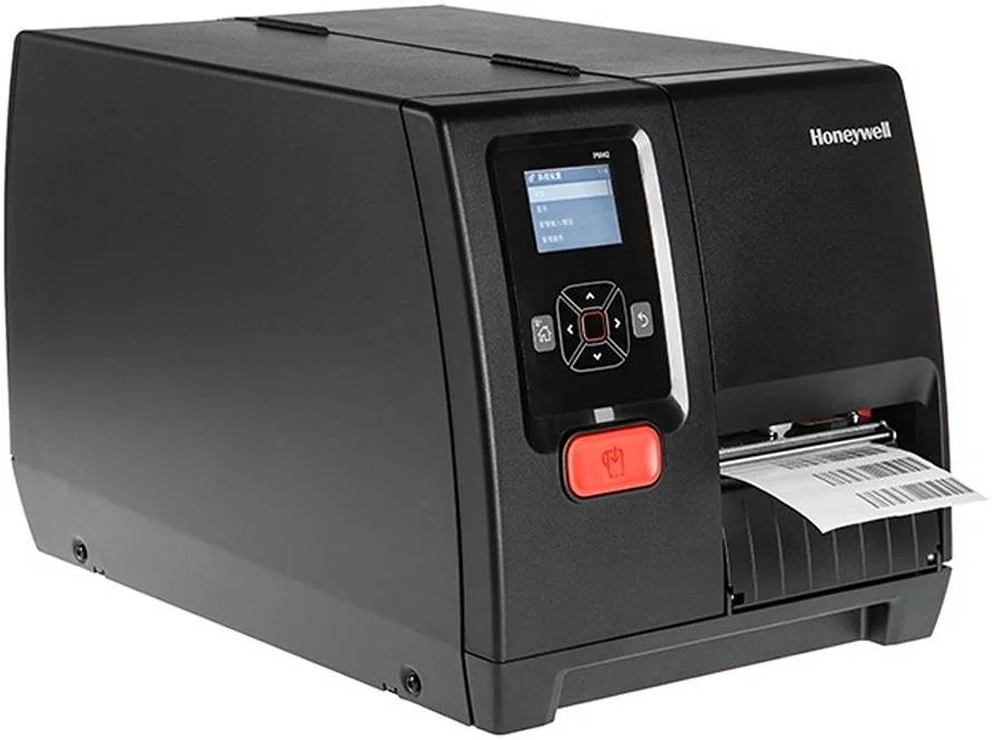 چاپگر لیبل بارکد Honeywell PM42 با رزولوشن 300DPI، رابط USB / RS232 / Ethernet، عرض چاپ 106 میلی‌متر، 128 مگابایت رم، 128 مگابایت فلش، نمایشگر LCD، مشکی | PM42