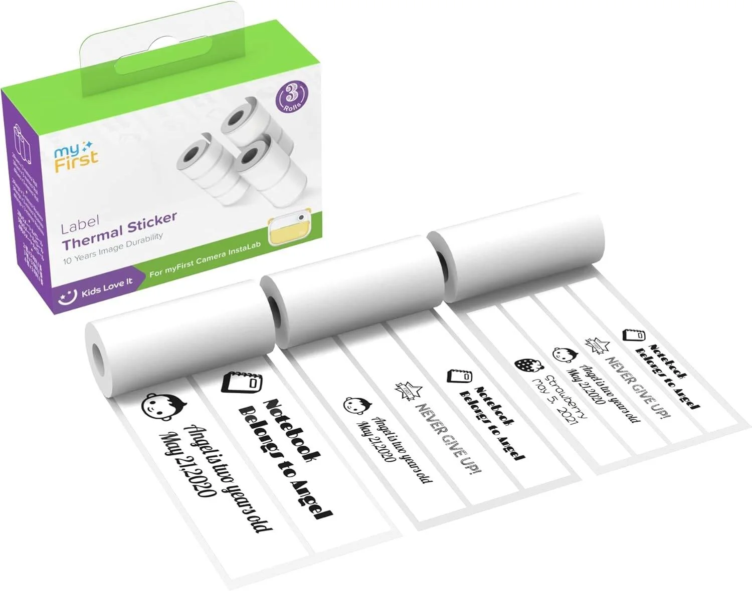 برچسب حرارتی سفید برای دوربین myFirst Insta Wi