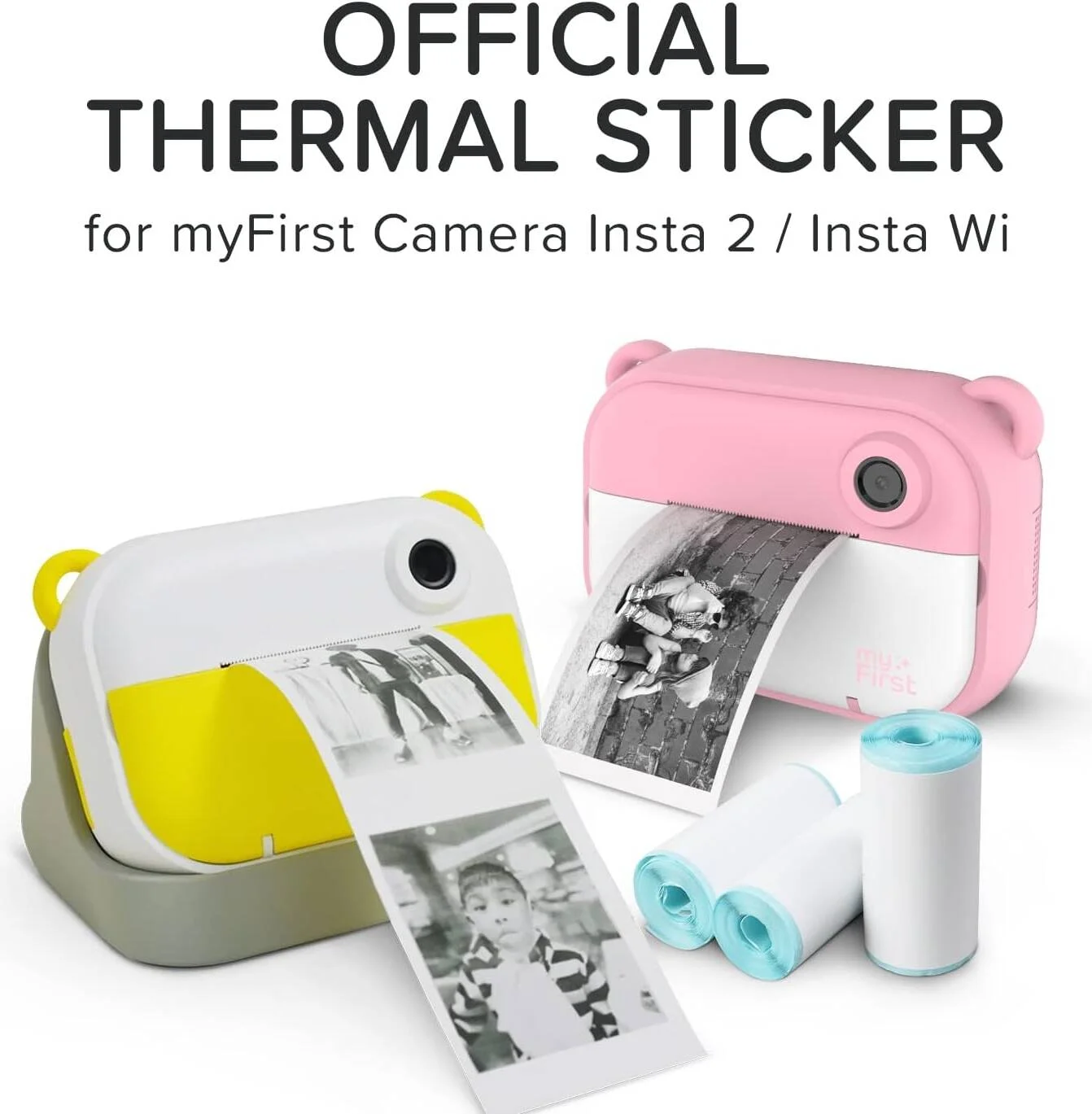 برچسب حرارتی ممتاز برای دوربین myFirst Camera Insta 20/Insta 2/Insta Wi. تراکم تصویر عالی برای چاپ های واضح و شفاف.