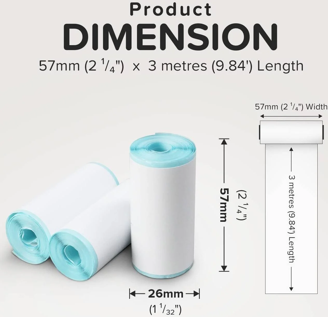 برچسب حرارتی ممتاز برای دوربین myFirst Camera Insta 20/Insta 2/Insta Wi. تراکم تصویر عالی برای چاپ های واضح و شفاف.
