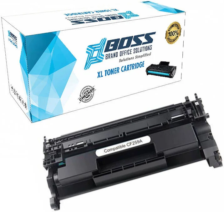 کارتریج تونر سازگار BOSS XL جایگزین HP59A، بازدهی 3000 صفحه، فناوری چاپ لیزری، وضوح چاپ Jet Intelligence، مشکی | CF259A
