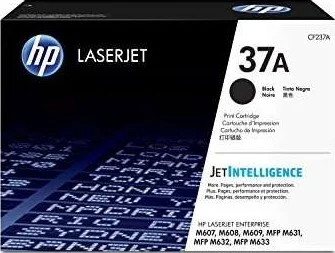 کارتریج تونر لیزری مشکی اصلی HP 37A مدل CF237A