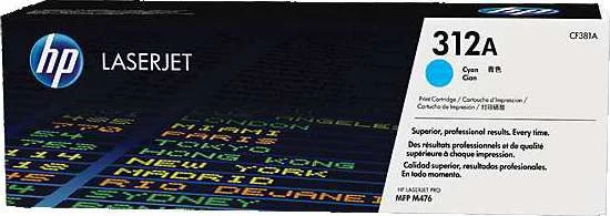 کارتریج تونر لیزری اچ پی 312A فیروزه ای | CF381A