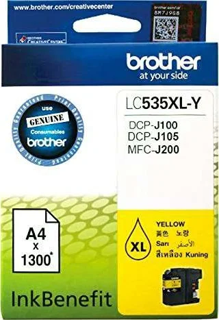 کارتریج جوهر زرد Brother LC535XL-Y