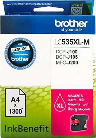 کارتریج جوهر سرخابی Brother LC535XL-M