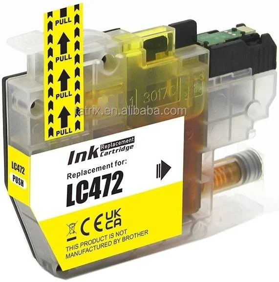 کارتریج جوهر زرد Brother LC472 با بازدهی 550 صفحه، سازگار با MFC-J2340DW، MFC-J3540DW و MFC-J3940DW، زرد | LC472Y