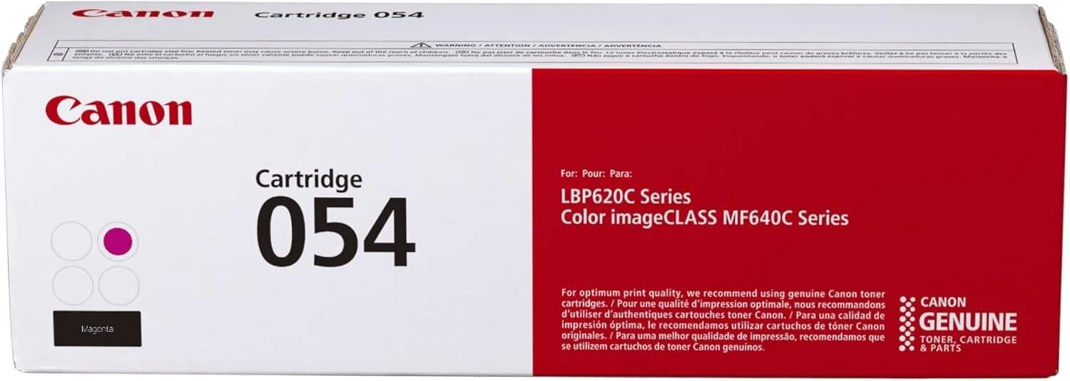 تونر اصلی کانن، کارتریج 054 سرخابی (3022C001) بسته 1 عددی، مناسب برای پرینترهای لیزری imageCLASS MF641Cdw, MF642Cdw, MF644Cdw, LBP622Cdw تونر اصلی کانن، کارتریج 054 سرخابی (3022C001) بسته 1 عددی، مناسب برای پرینترهای لیزری imageCLASS MF641Cdw, MF642Cdw, MF644Cdw, LBP622Cdw