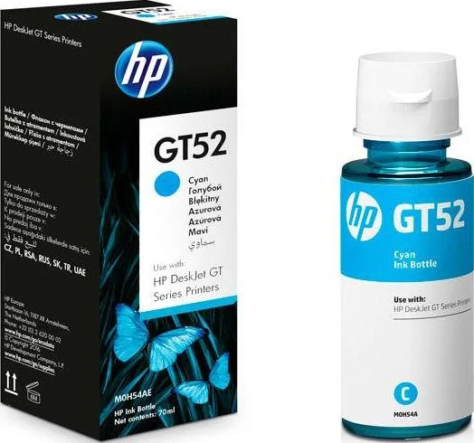 بطری جوهر اصلی فیروزه ای HP GT52 | M0H54AE