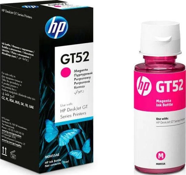 بطری جوهر اصلی ارغوانی HP GT52 مدل M0H55AA