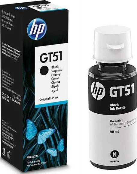 بطری جوهر مشکی اصلی HP GT51 مدل M0H57AE