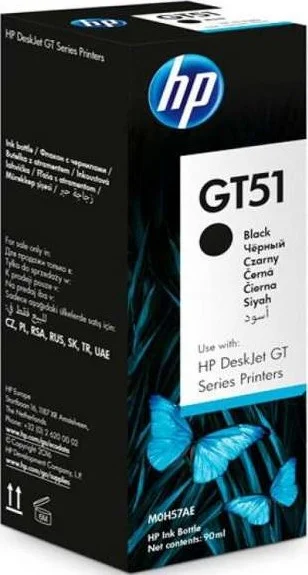 بطری جوهر مشکی اصلی HP GT51 مدل M0H57AE