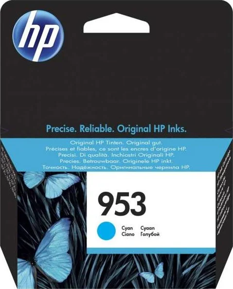کارتریج جوهر اصلی آبی فیروزه ای HP 953 | F6U12AE