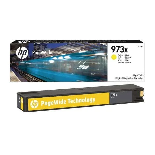 کارتریج زرد اورجینال پرینترهای جوهرافشان HP 973XL با بازدهی بالا مدل F6T83AE