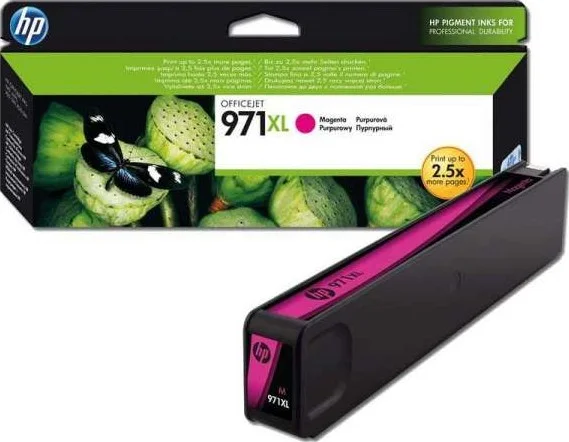 کارتریج جوهر اصلی پربازده اچ پی 971XL رنگی | CN627AE